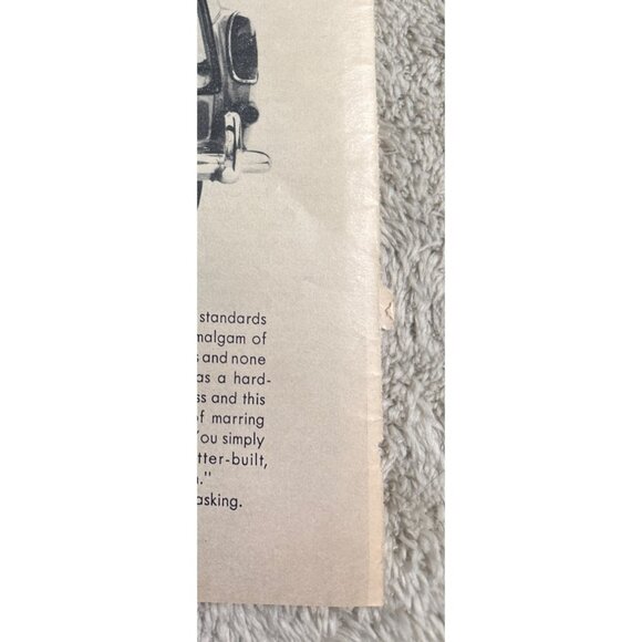 Vintage 1960s Volkswagen Squareback Sedan Advertisement Print 10.5 x 14" - Picture 6 of 8